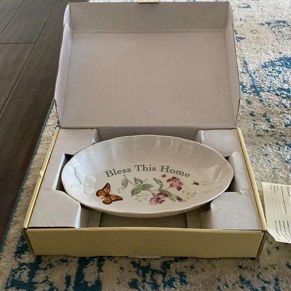 Lenox Butterfly Meadow Tray Original Packing & Box - Picture 4 of 8